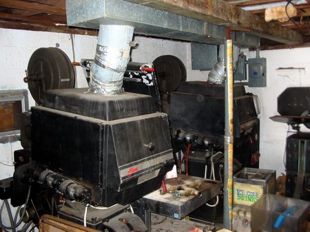 M-60 Drive-In Theatre - Projectors Still Intact - Photo From Waterwinterwonderland